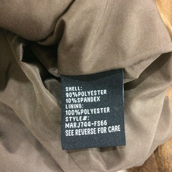 BNCI Faux Suede Asymmetrical Zip Long Sleeve Brown Moto Jacket Distressed Medium - Picture 9 of 9